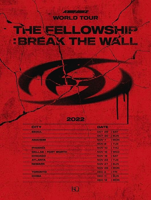 K-POP・アジア ATEEZ 2022 WORLD TOUR IN JAPAN ATEEZ 2022 WORLD TOUR THE FELLOWSHIP BEGINNING OF THE END IN